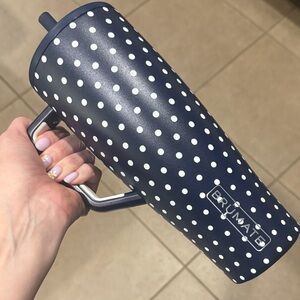BrüMate Navy Polka Dot Tumbler 40oz Era